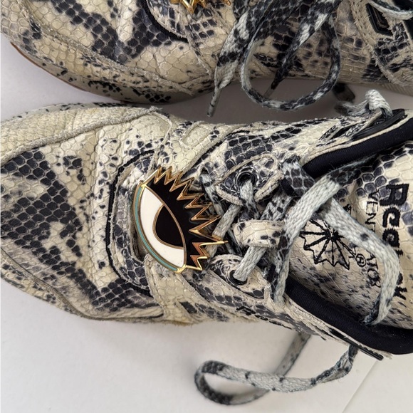 Reebok Black and White Patterned Sneakers - Picture 3 of 5